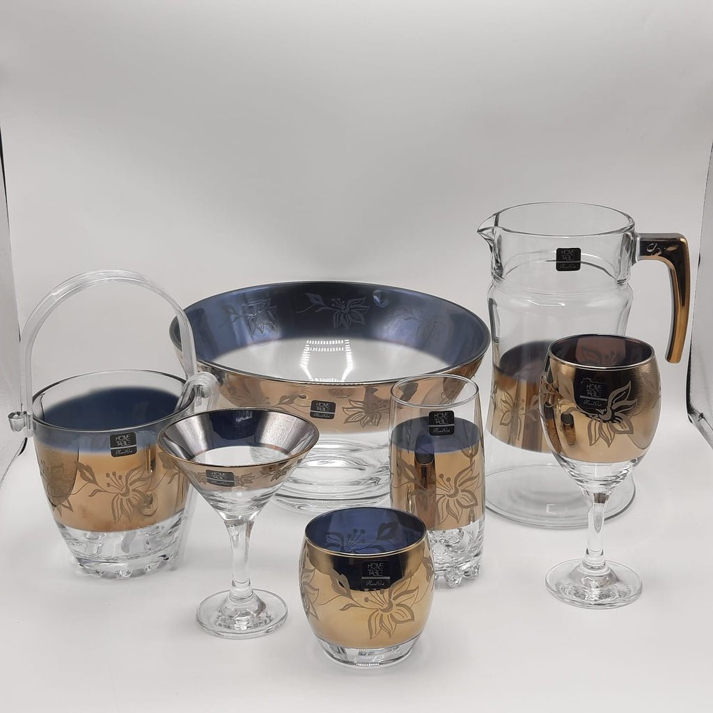 Majestic Monte Carlo Crystal Drinkware Cool Set – 28 PcsCH-HG154